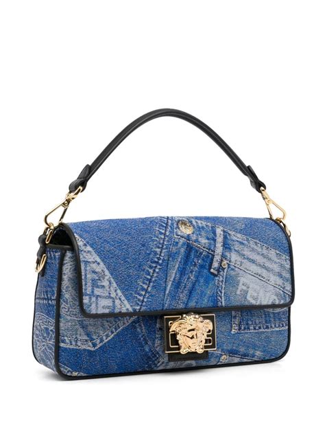 fendi denim bag price|pre owned Fendi bag.